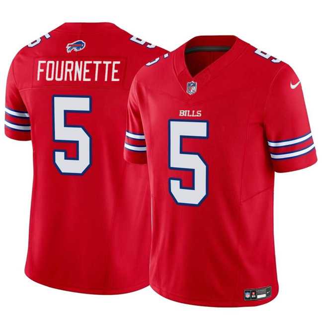 Men & Women & Youth Buffalo Bills #5 Leonard Fournette Red Vapor Untouchable Limited Jersey